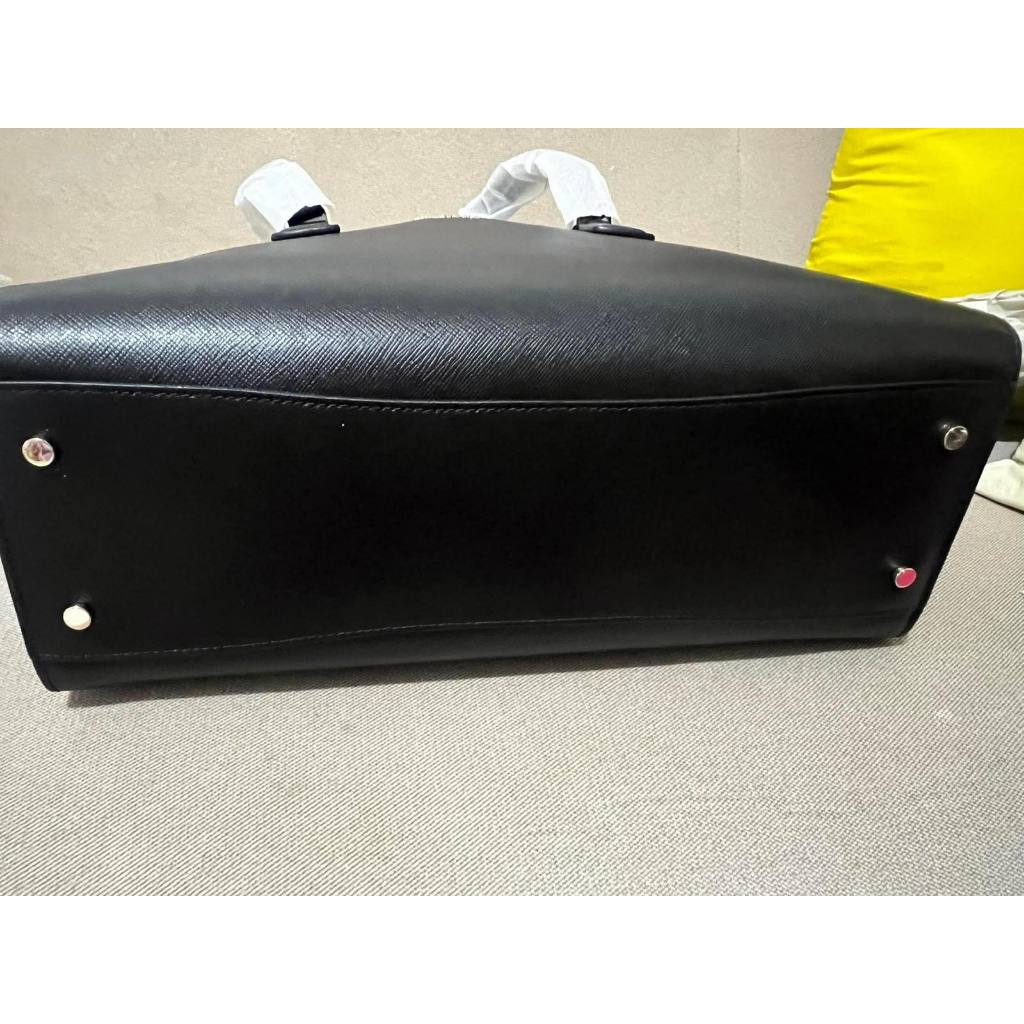 ORIG & IMPORTED KS Perry Medium Satchel Black Bag