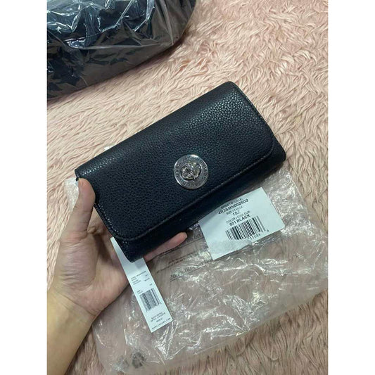 ORIG & IMPORTED MJ The Wallet on Chain Black Bag with turn lock
