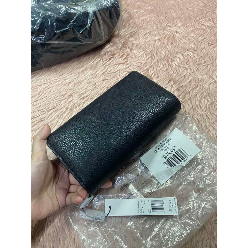 ORIG & IMPORTED MJ The Wallet on Chain Black Bag with turn lock