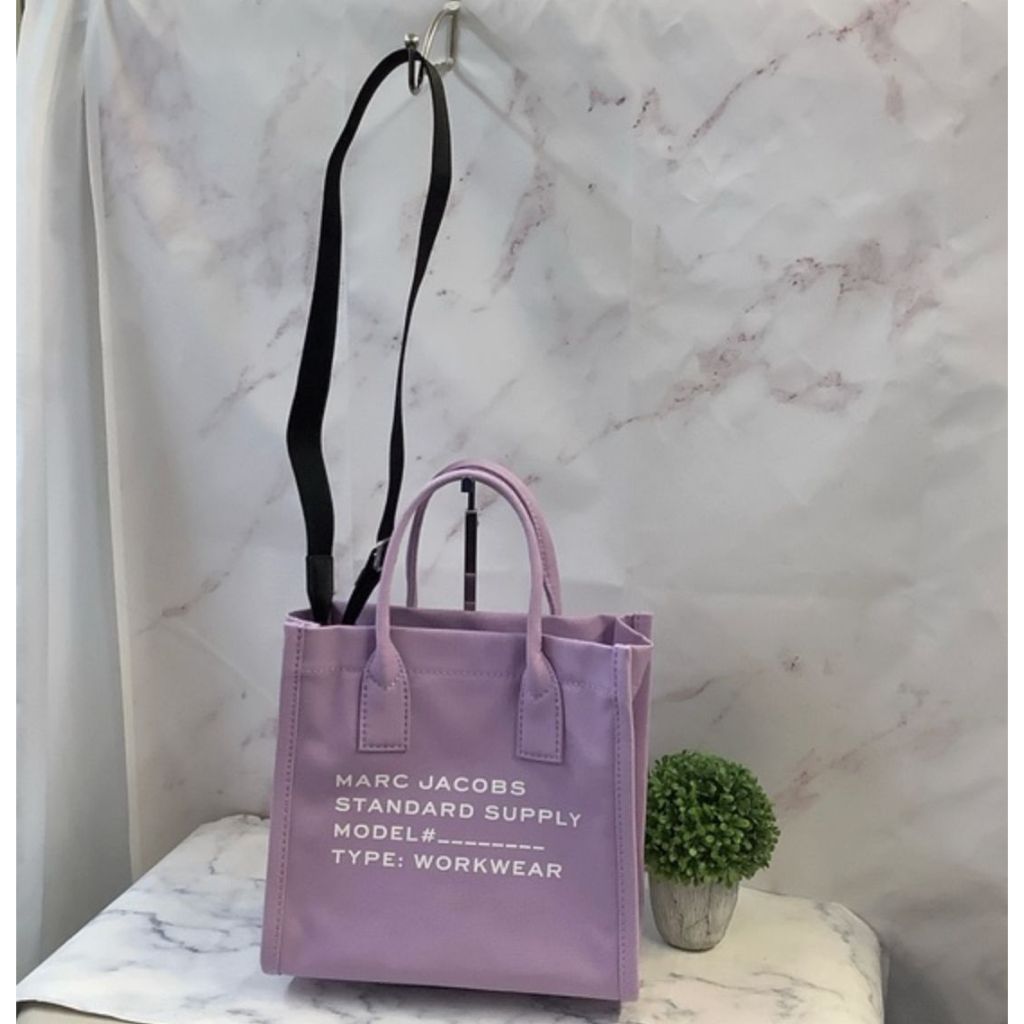 ORIG & IMPORTED MJ Canvas Standard Supply Small Tote Bag Purple