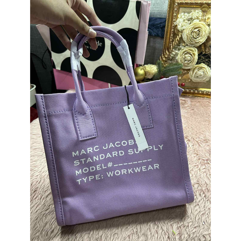 ORIG & IMPORTED MJ Canvas Standard Supply Small Tote Bag Purple