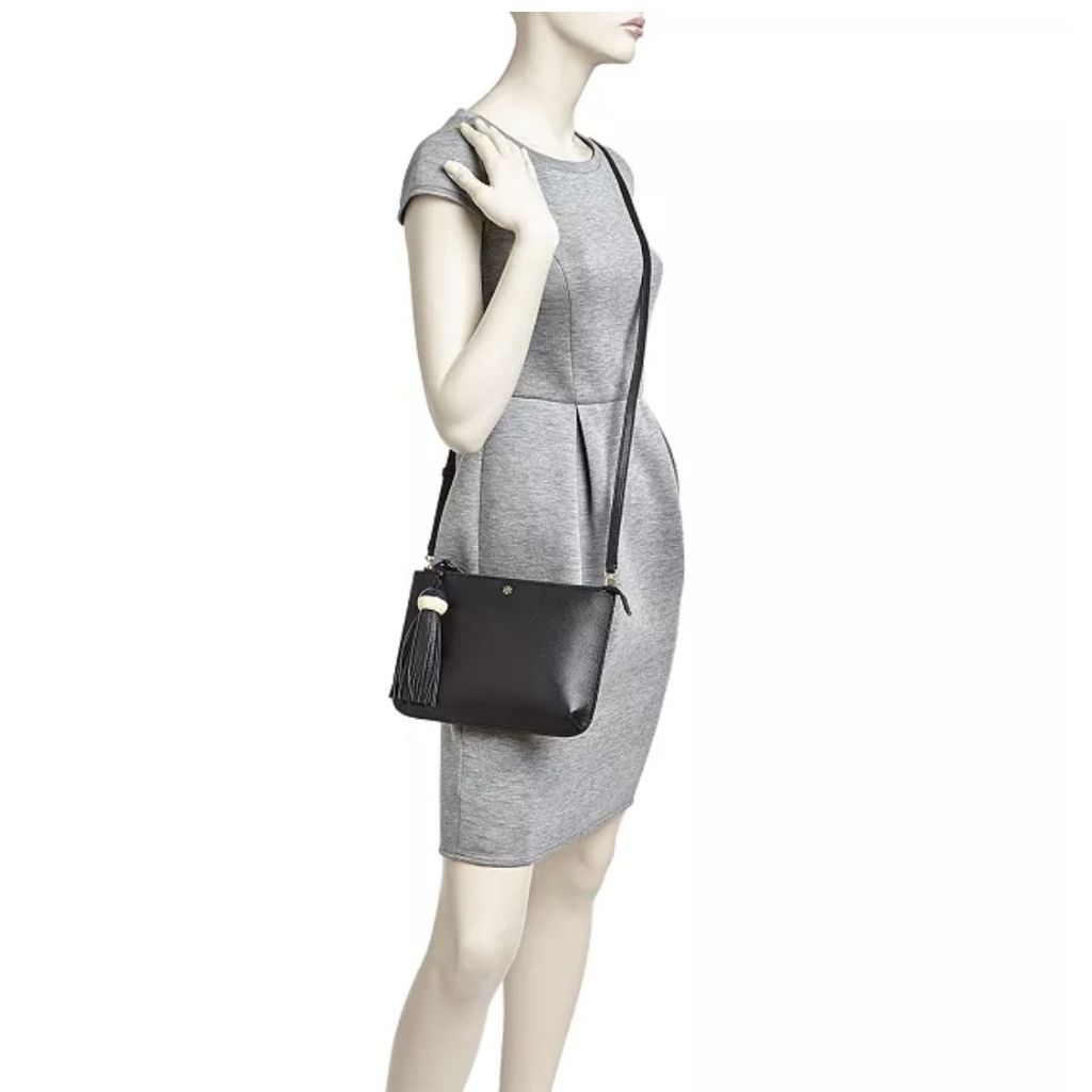 ORIG & IMPORTED TB Tassel Crossbody Black Bag