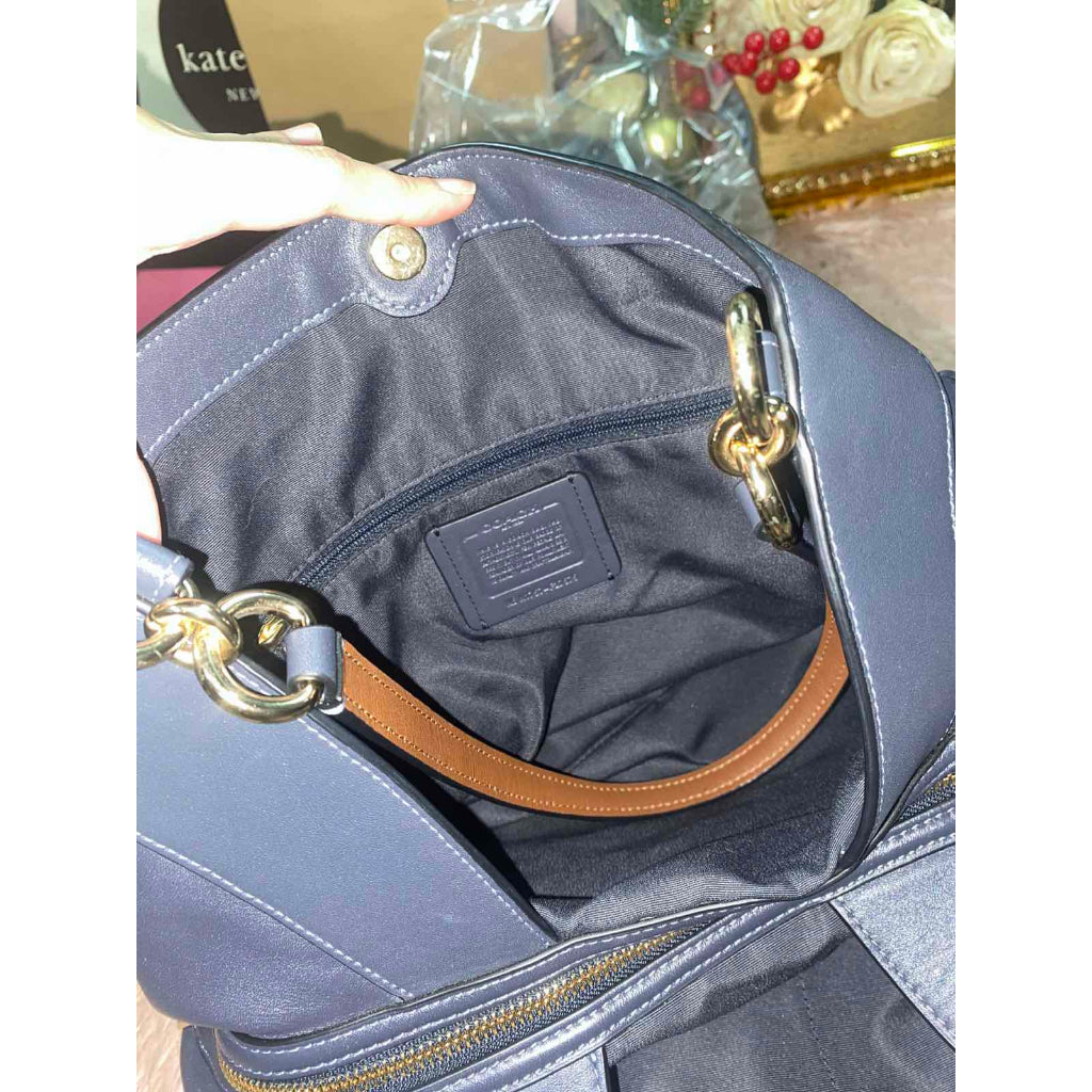 ORIG Preloved CCH Lexy Blue Denim Large Shoulder Bag