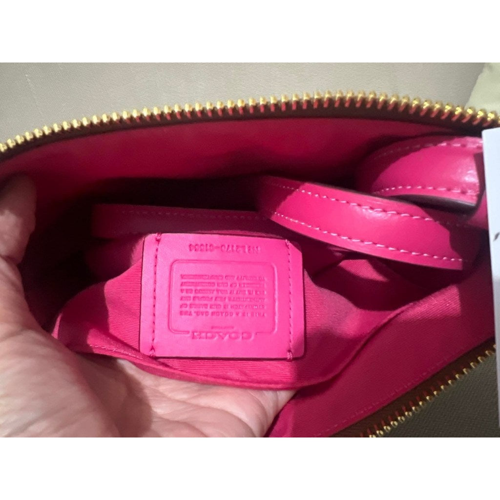 ORIG & IMPORTED CCH Rowan File Bag in Khaki/Pink