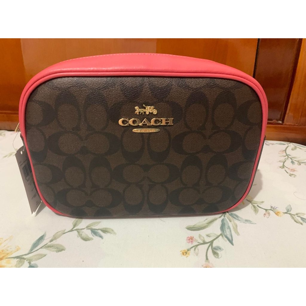 ORIG & IMPORTED CCH Jamie Camera Bag in Brown Pink Watermelon