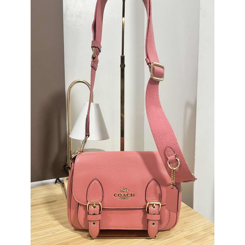 ORIG Preloved CCH Lucy Crossbody Flap Pink Taffy Bag