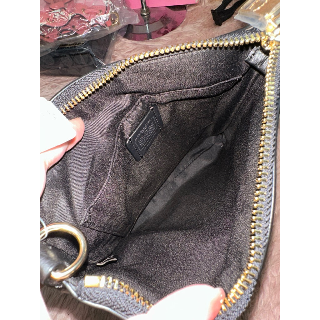 ORIG & IMPORTED CCH Jes Slim Crossbody Black Bag With Horse And Carriage