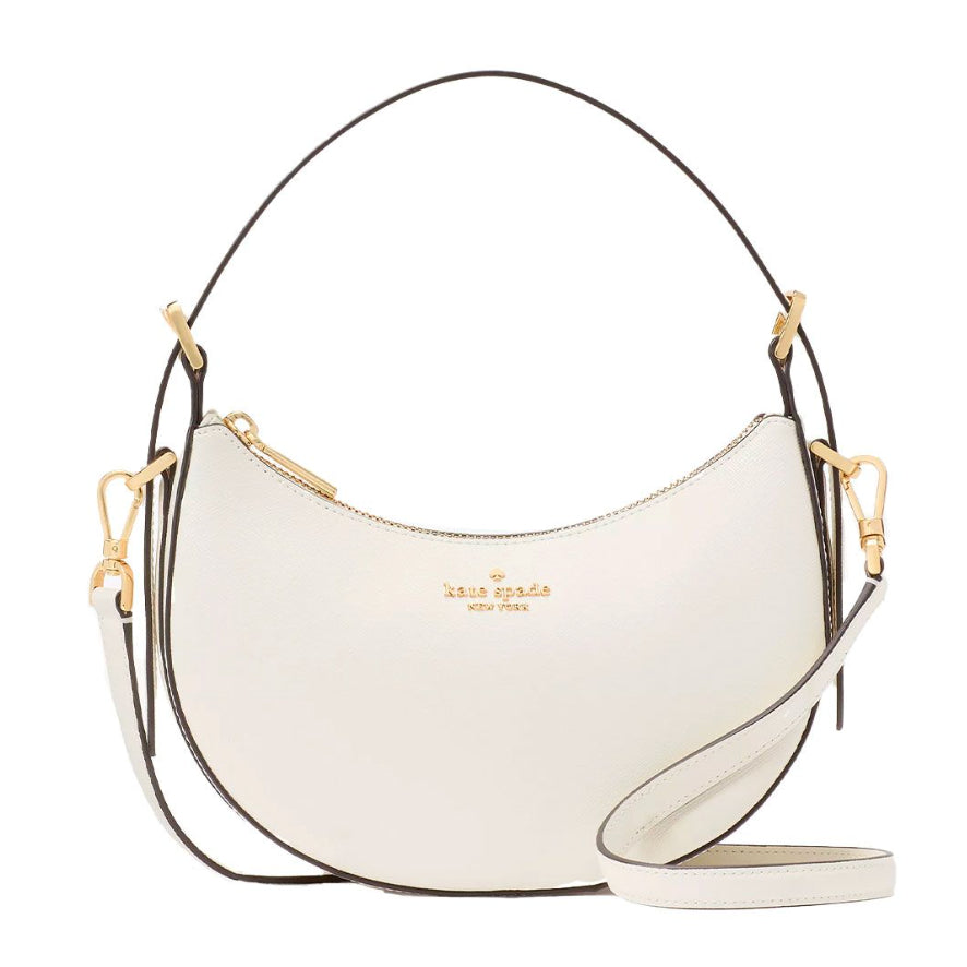 ORIG & IMPORTED KS Nova Crescent Shoulder Black White Bag
