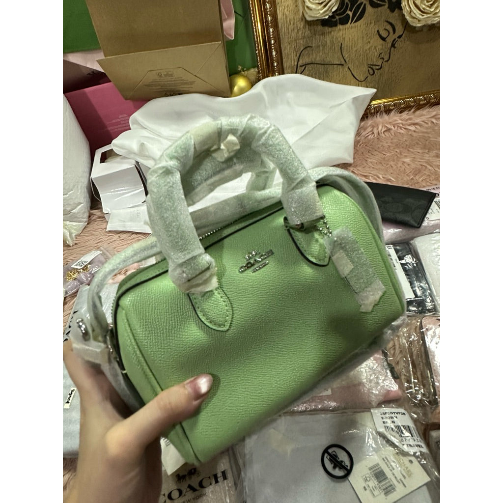 ORIG & IMPORTED CCH Mini Rowan Crossbody Bag in Green/PALE PISTACHIO