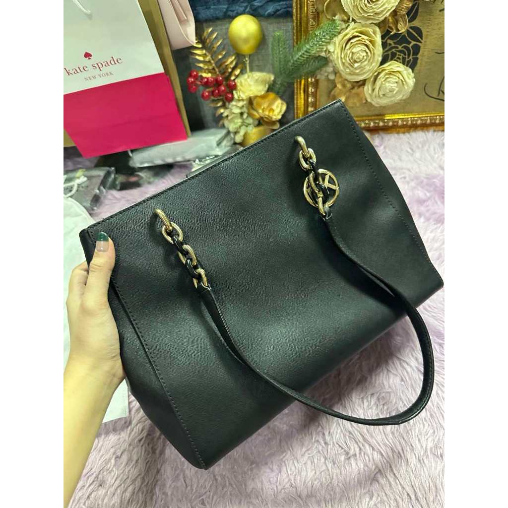 ORIG Preloved MK Sofia Large Tote Black Bag