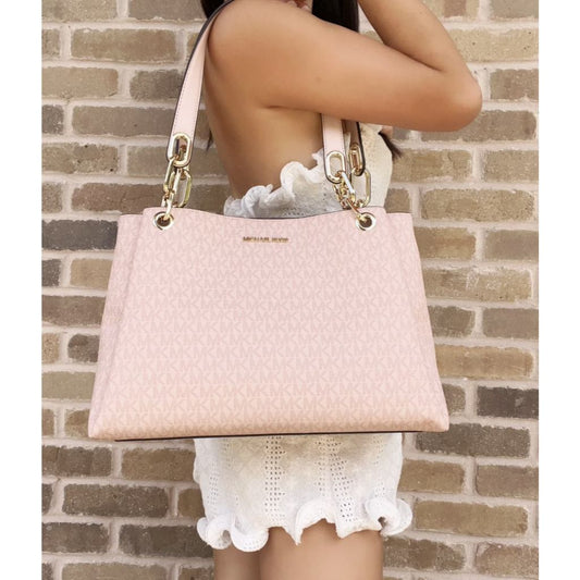 ORIG & IMPORTED MK Trisha Large Shoulder Pink Tote Bag