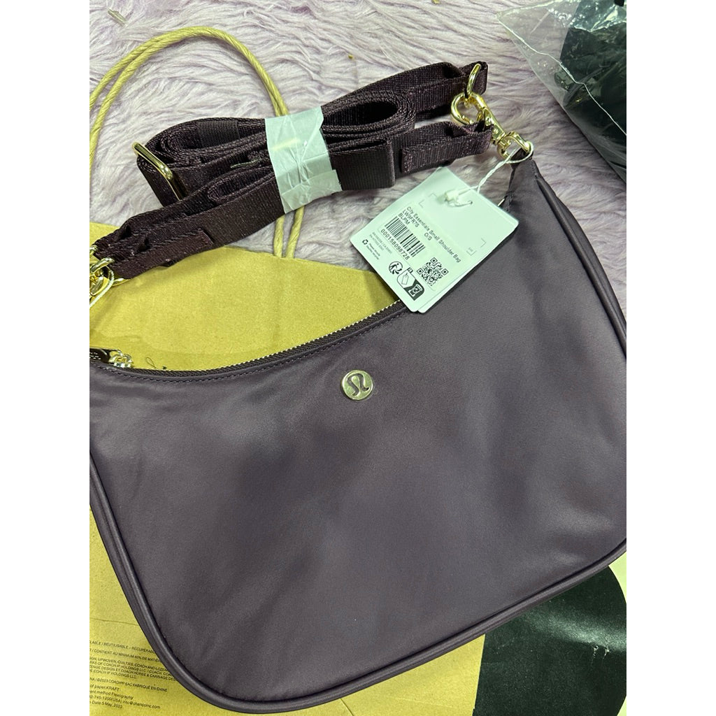 ORIG & IMPORTED Lululemon City Essentials Small Shoulder Nylon Bag 3L Pink/Red/Black