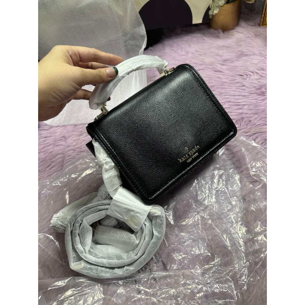 ORIG & IMPORTED KS Patterson Drive Maisie Top Handle Small Flap Black Bag