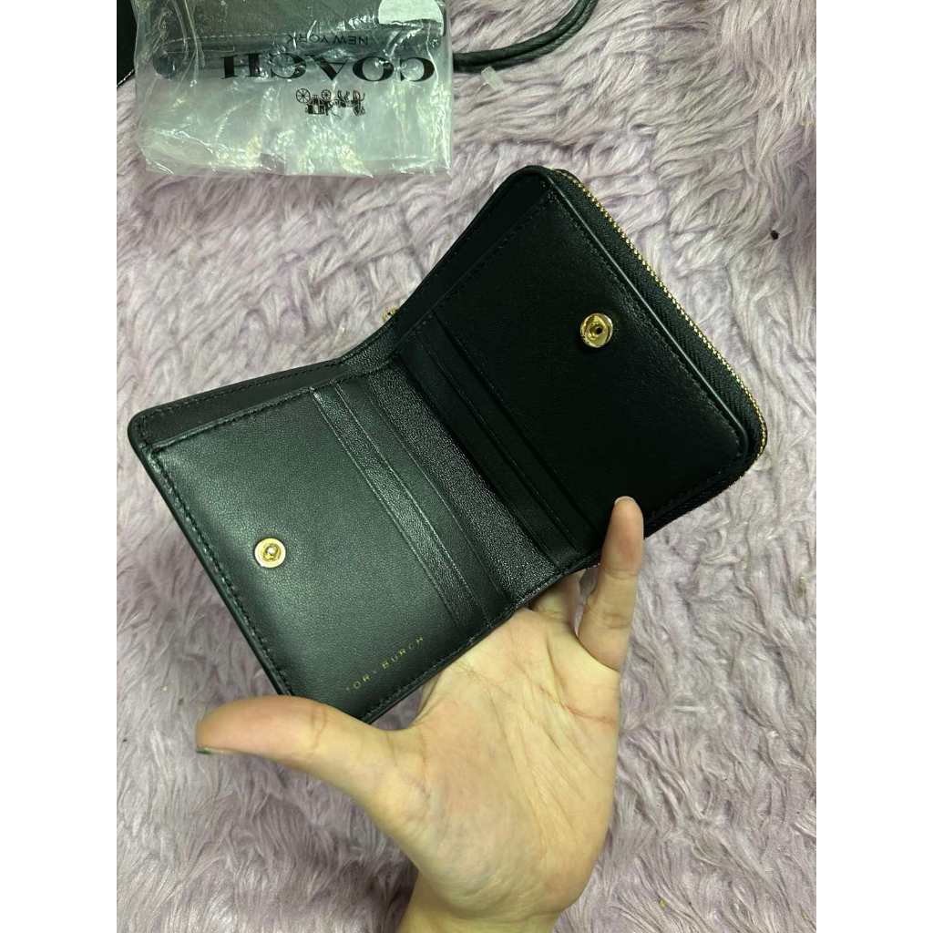 ORIG & IMPORTED TB Emerson Black Patent Small Wallet