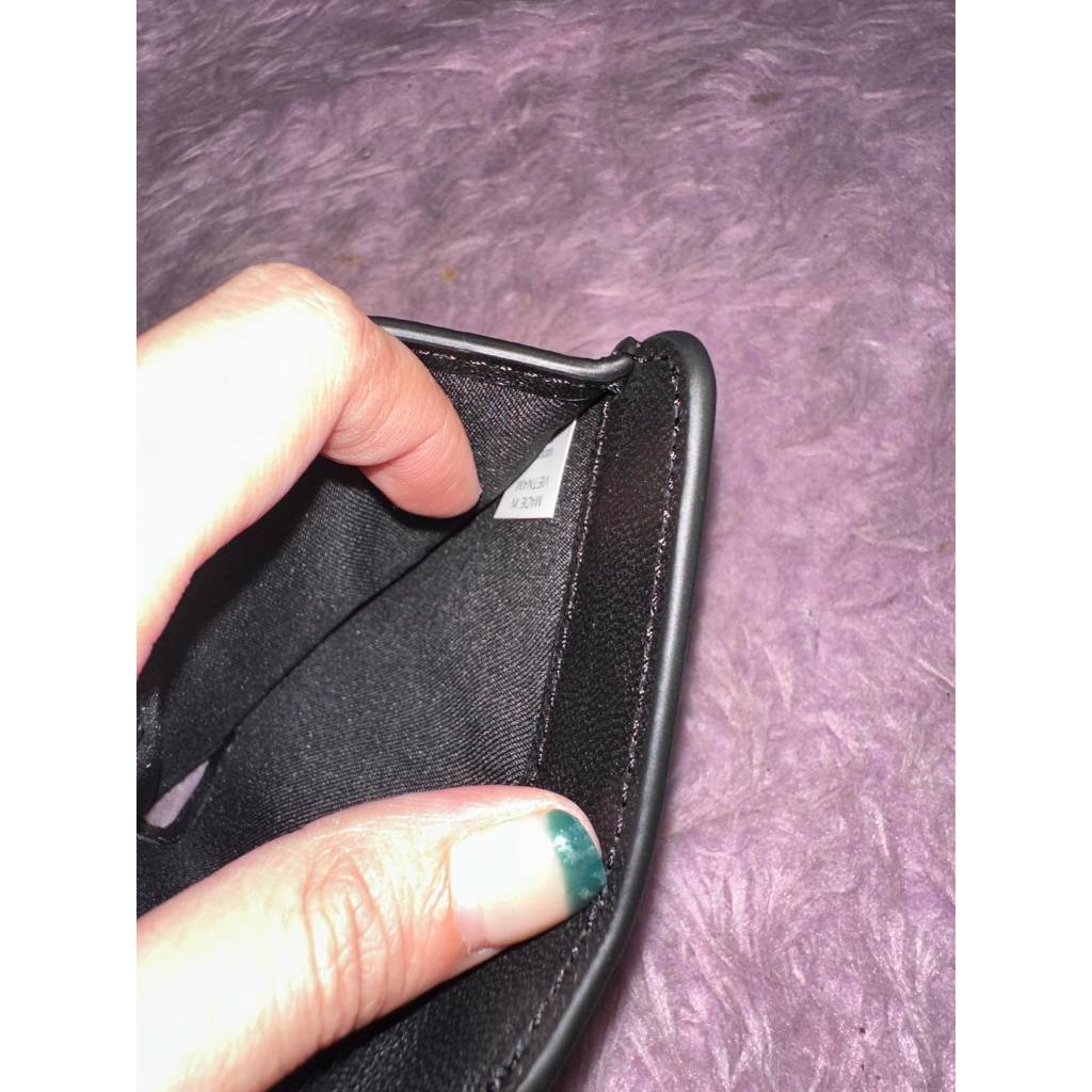 ORIG & IMPORTED TB Emerson Black Patent Small Wallet