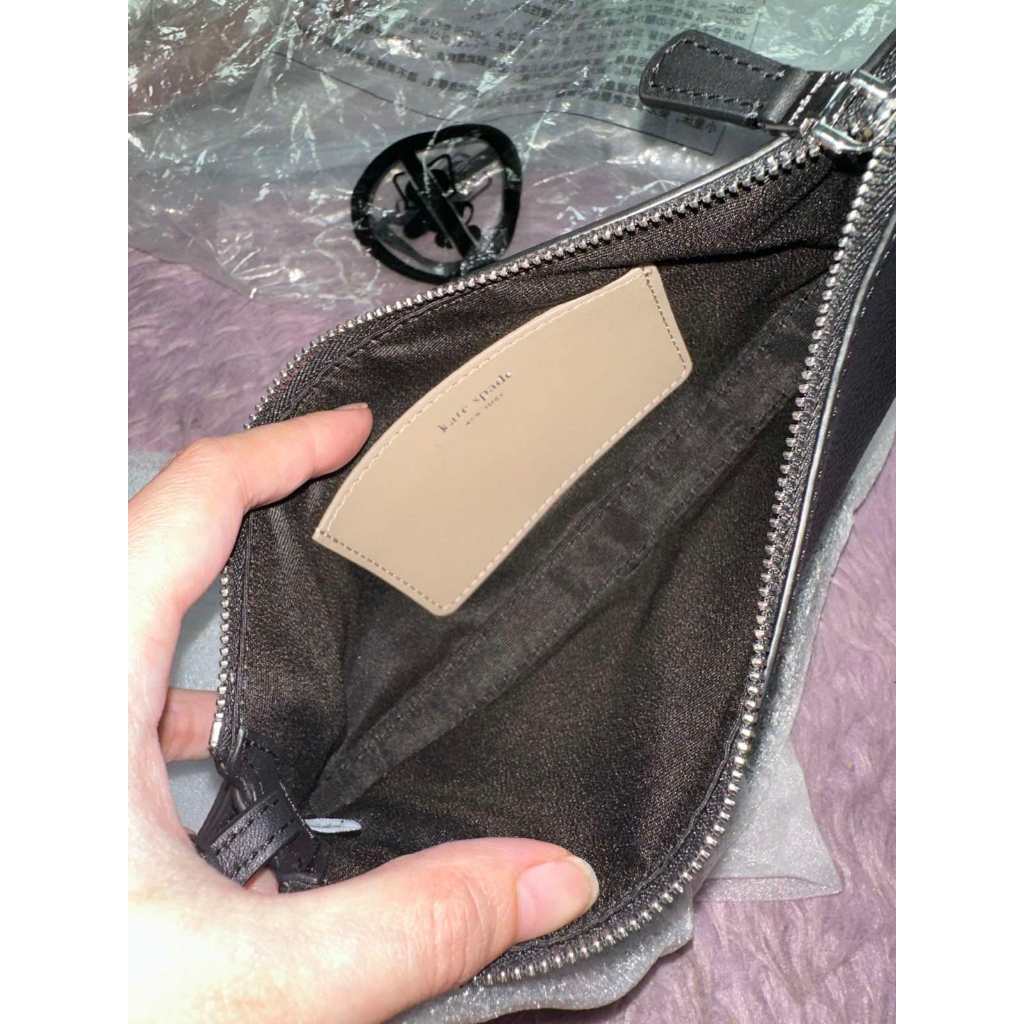 ORIG & IMPORTED KS Retail Loop Pochette Small Shoulder Bag Brown/Black