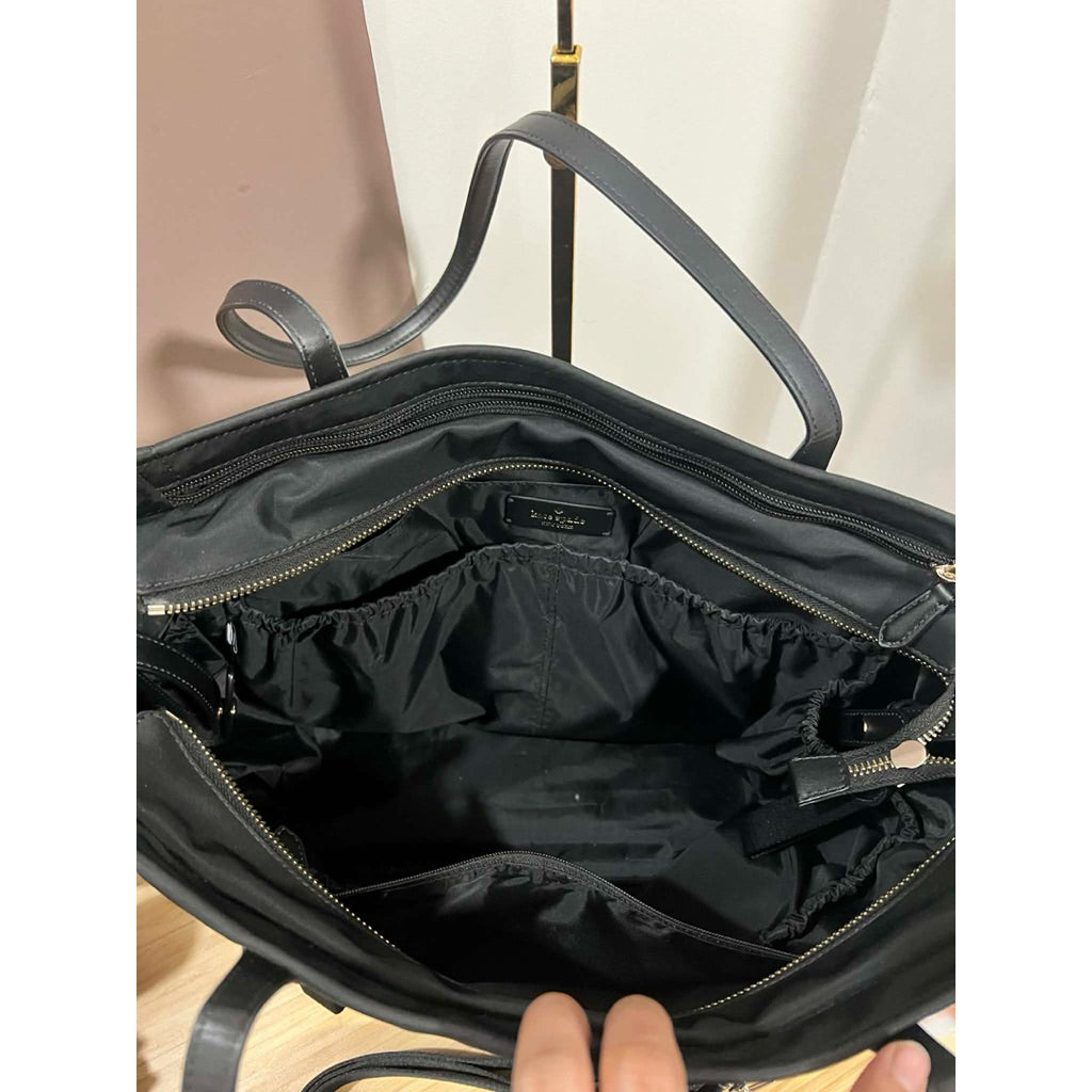 ORIG Preloved KS Chelsea Baby Large Tote Nylon Black Bag