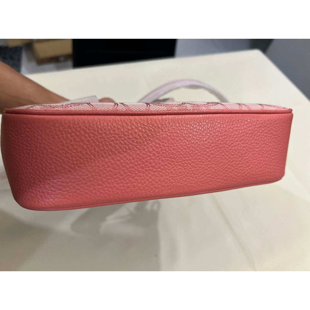 ORIG & IMPORTED CCH Lonnie Baguette Shoulder Bag in Signature Taffy Pink