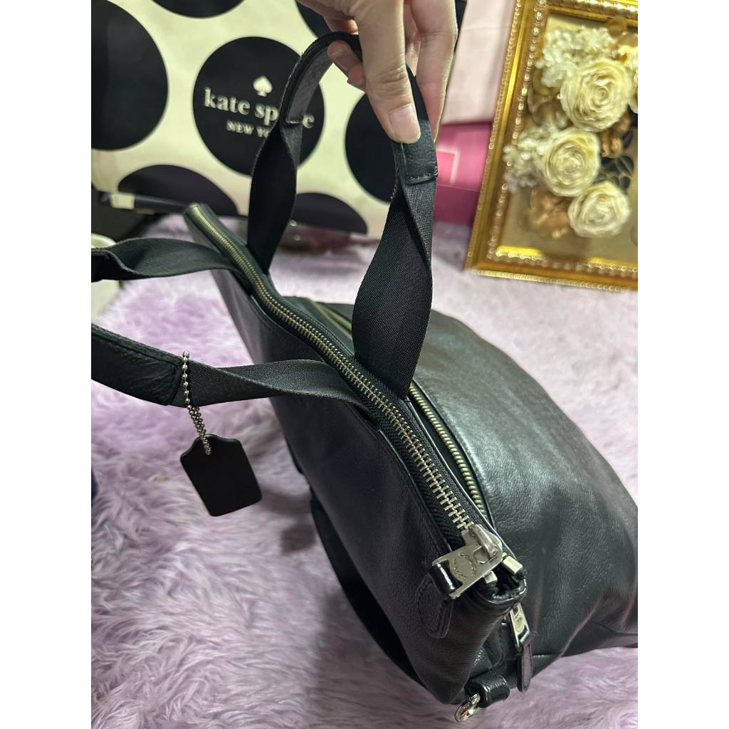 ORIG Preloved CCH Charles Foldover Tote Large Laptop Men Black Bag