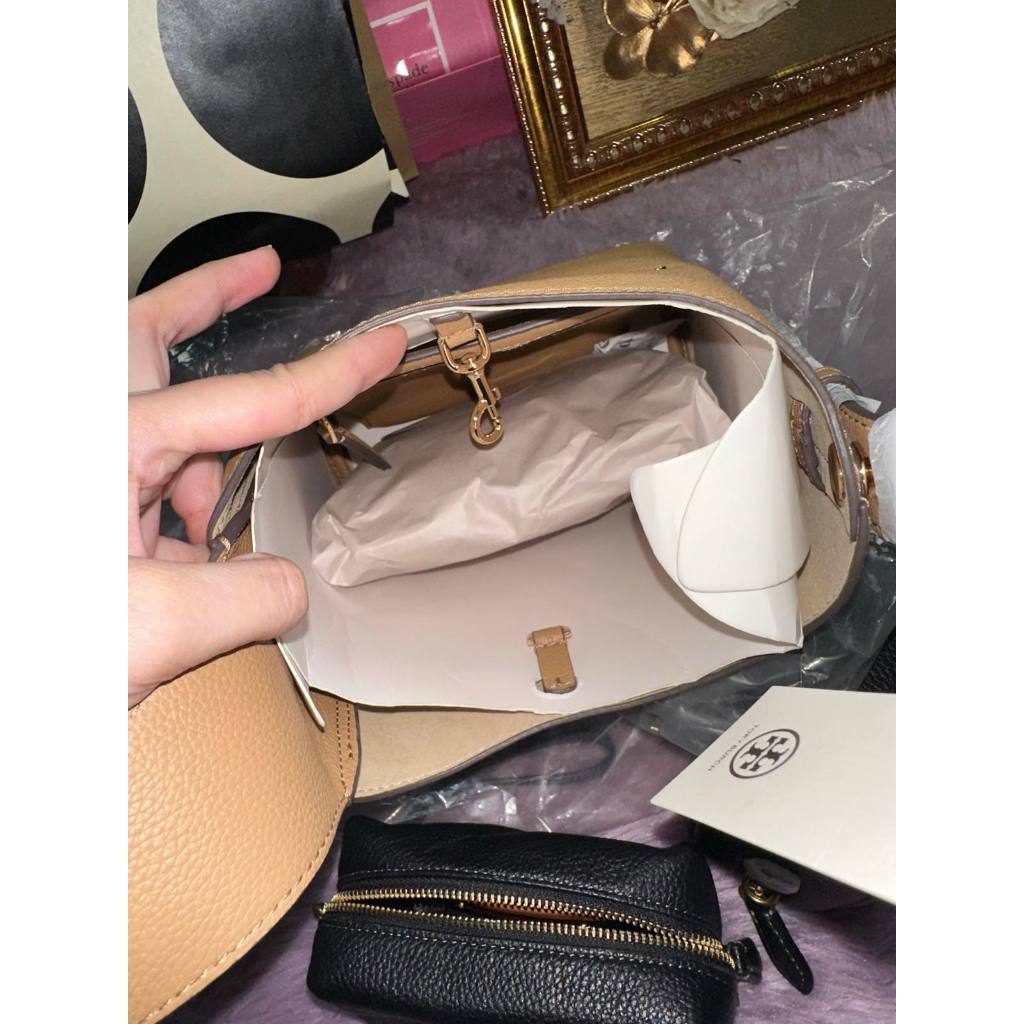 ORIG & IMPORTED TB ROMY SMALL HOBO TIRAMUSY BROWN BAG