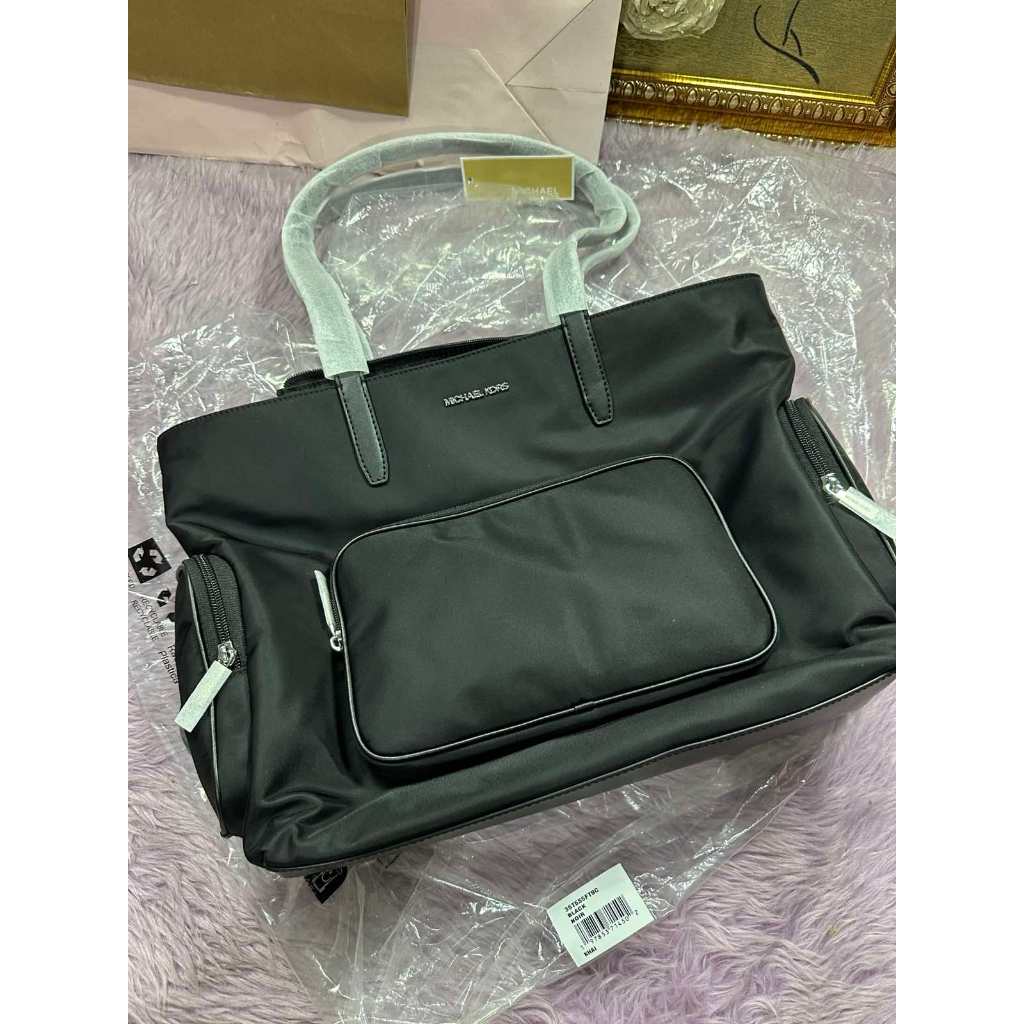 ORIG & IMPORTED MK Khai Large Nylon Tote Black Baby Bag