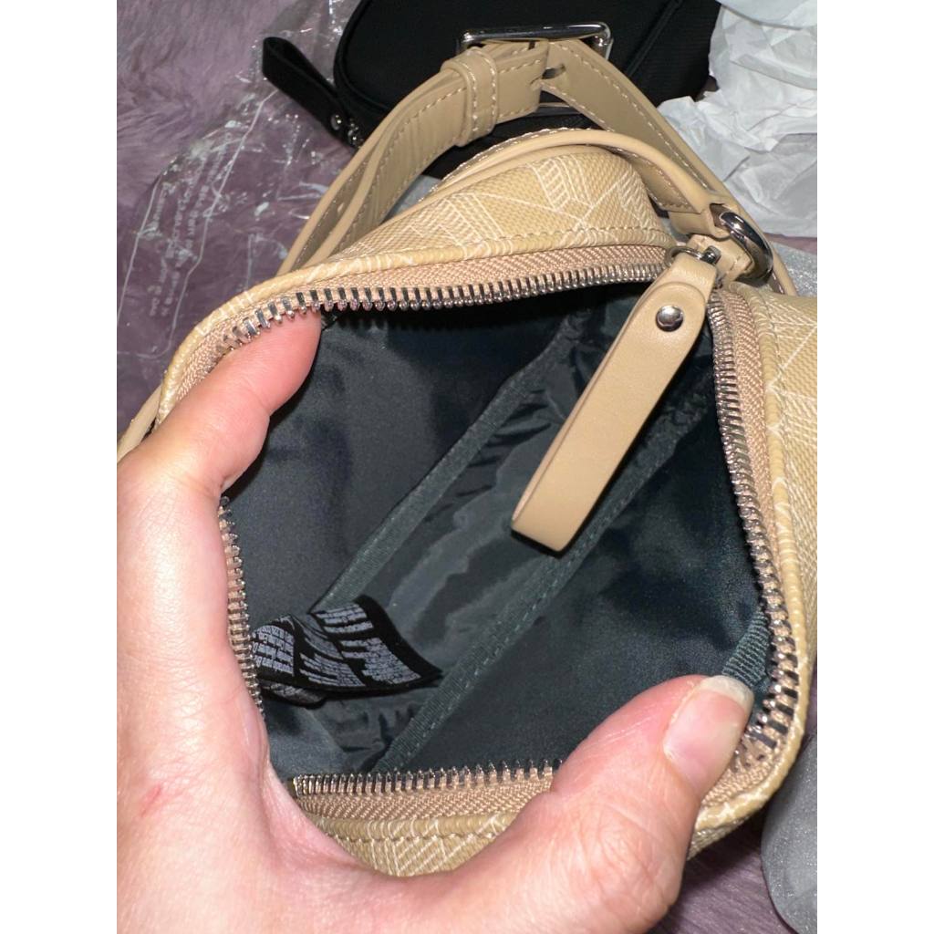 ORIG & IMPORTED LCT Daily Lifestyle Shoulder Mini Beige/Black Bag  Variations
