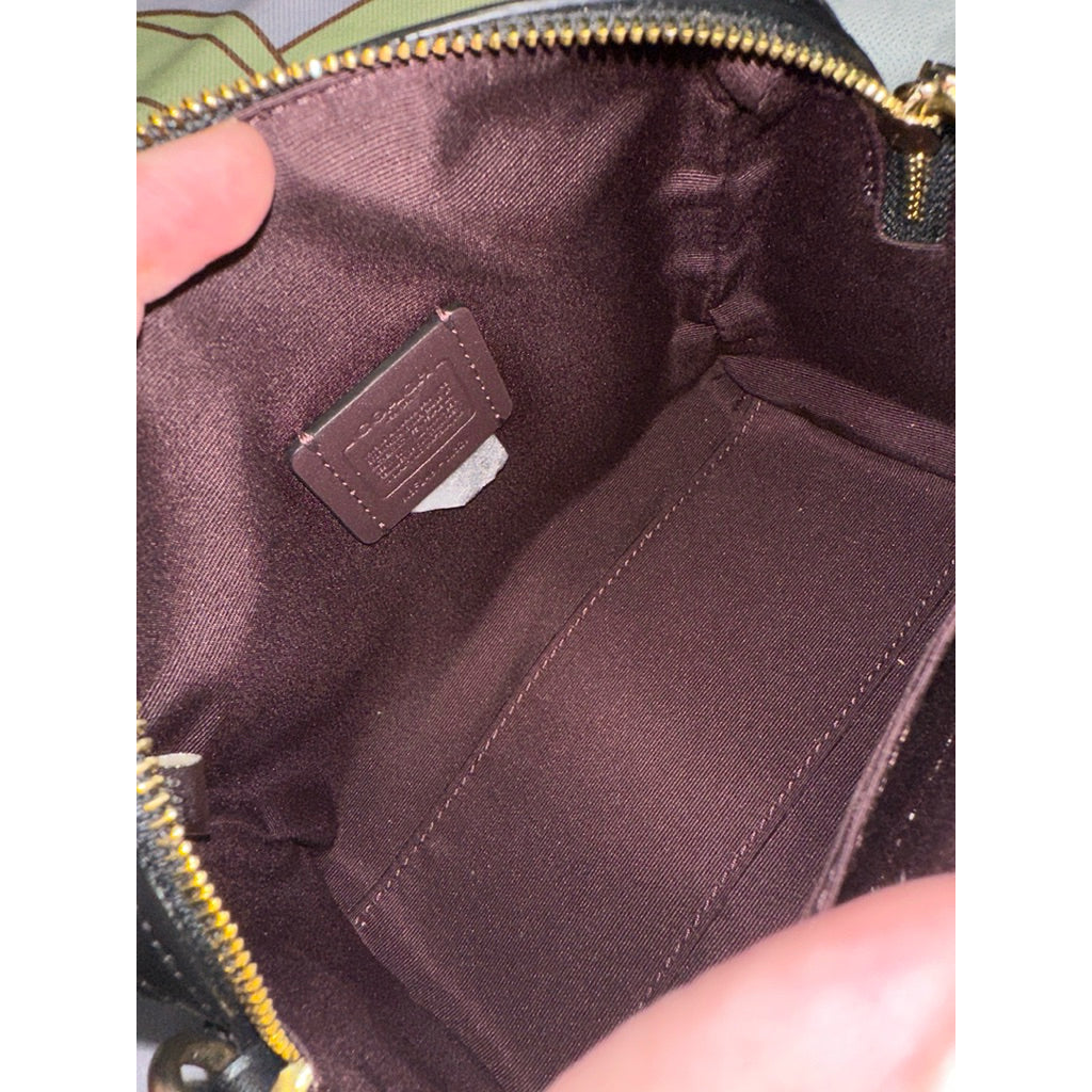 ORIG Preloved CCH Mini Rowan Crossbody Bag in Signature Canvas Brown