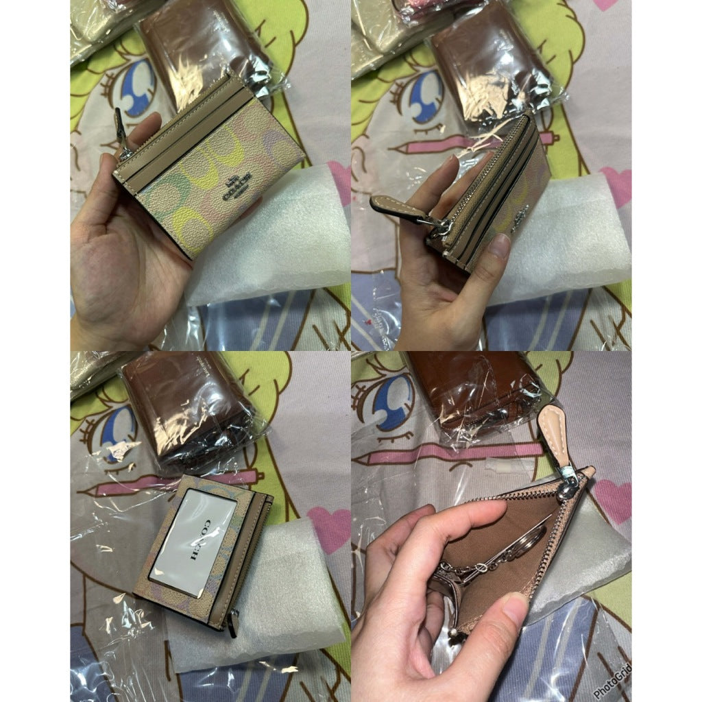 ORIG & IMPORTED Co@ch MINI SKINNY ID CASE CARD HOLDER SMALL WALLET - ORIG, US IMPORTED