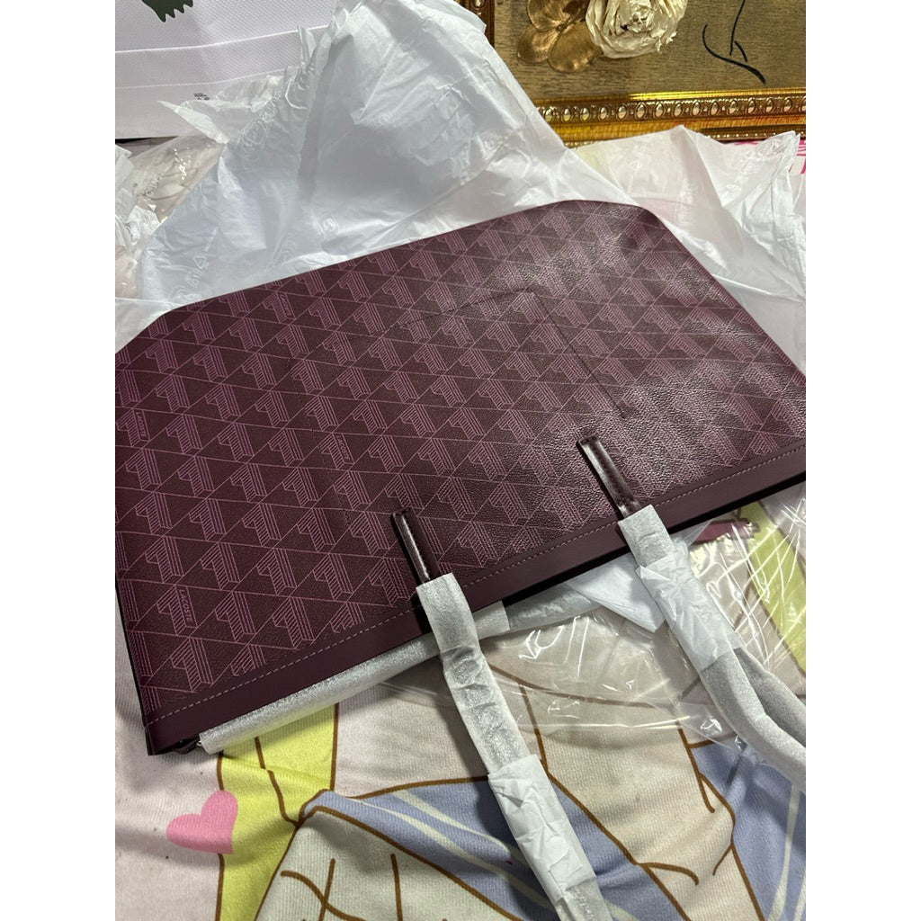 ORIG & IMPORTED LCT Women's Zely Medium & Small Tote Bag with Pouch Beige Chipmunk Black Blue