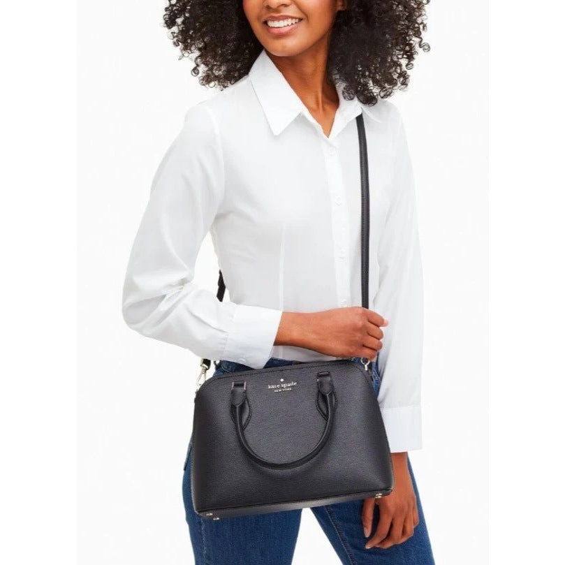 ORIG Preloved KS Darcy Large Satchel Black Bag