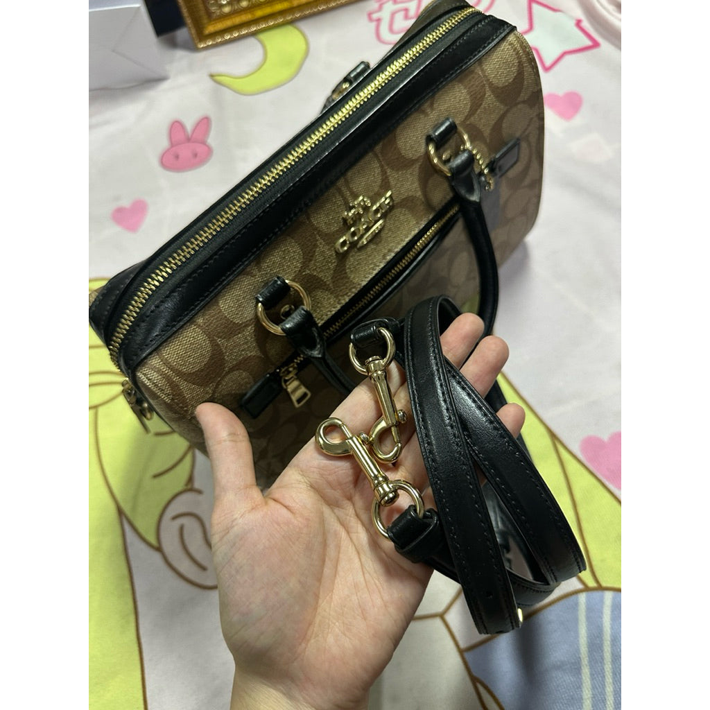 ORIG PRELOVED CCH Rowan Satchel Bag in Khaki Black