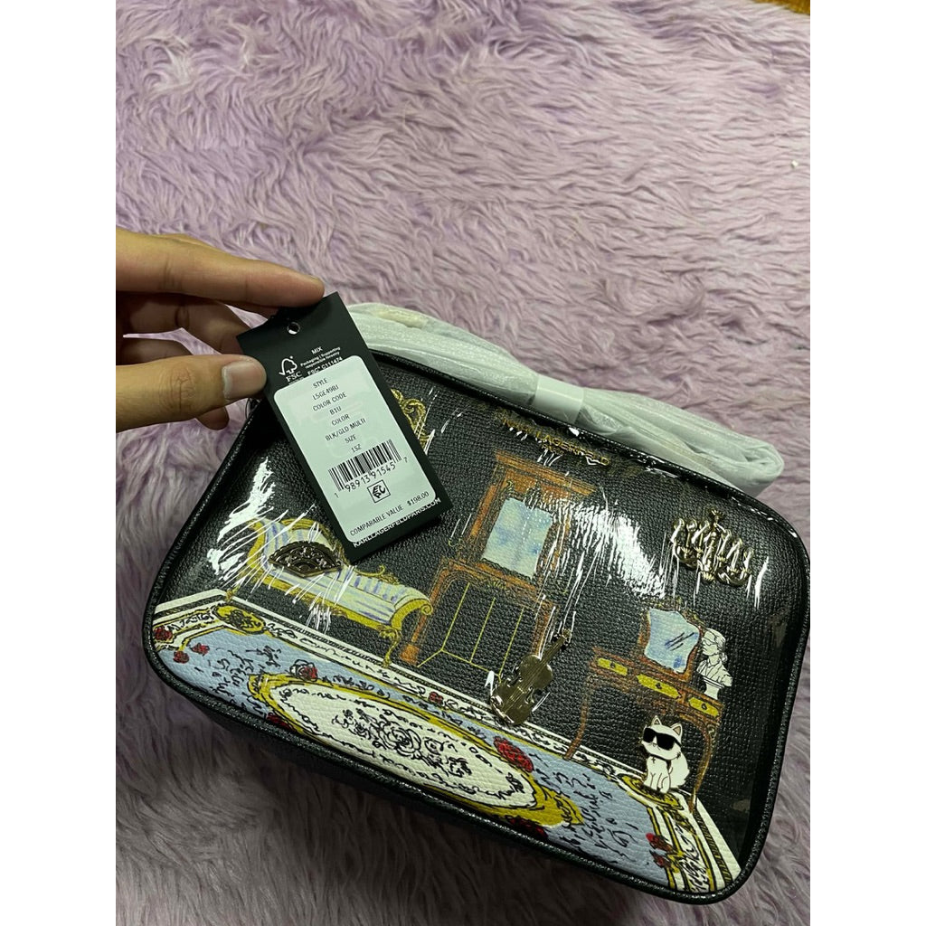 ORIG & IMPORTED Karl Lagerfeld KL Maybelle Crossbody Crossbody Double Zip Camera Bag