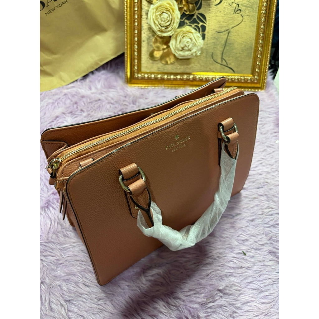ORIG Preloved KS Mulberry Street Lise Satchel Brownish Pink Bag
