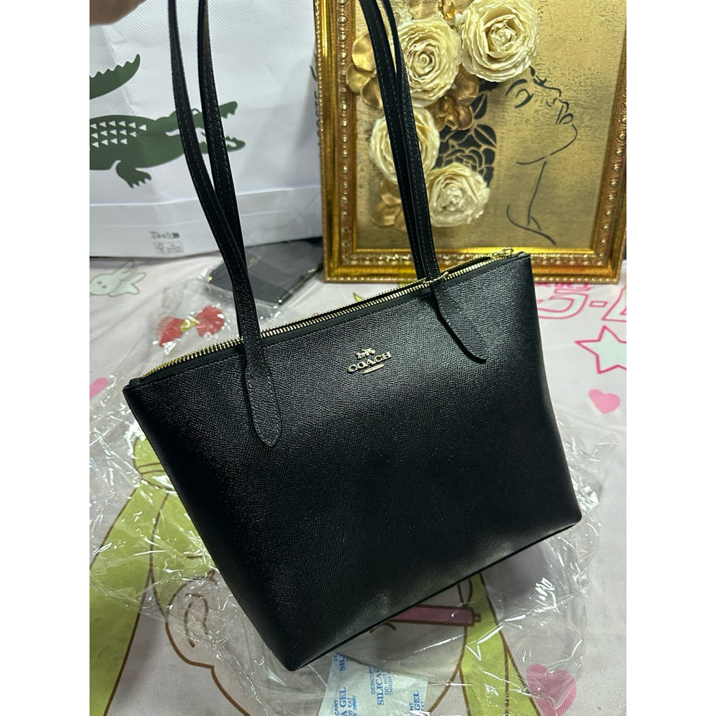 ORIG & IMPORTED CCH Fiona Zip Small Tote Bag Black