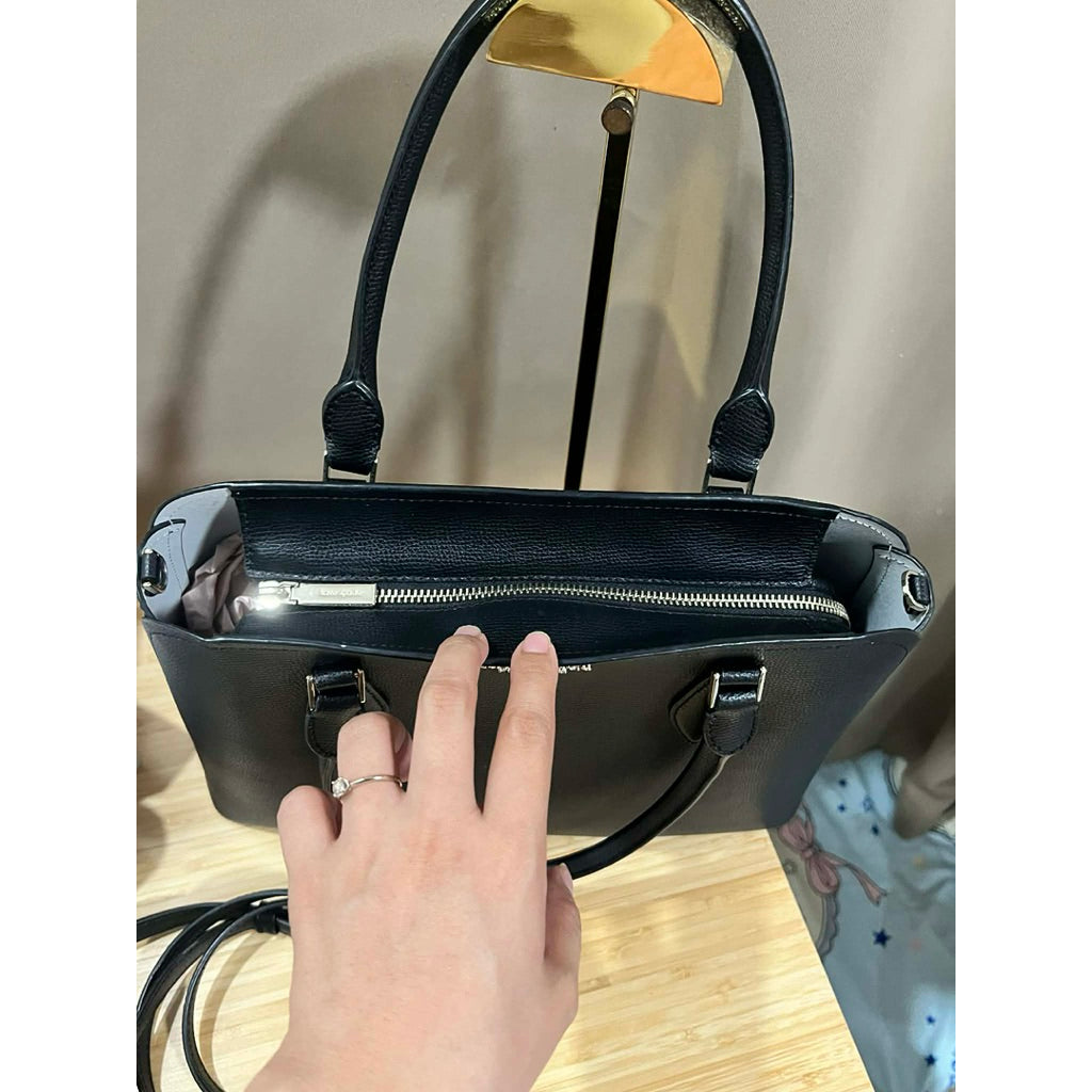 ORIG Preloved KS Darcy Large Satchel Black Bag