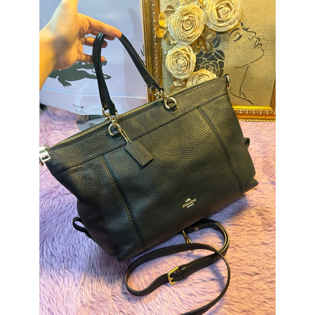 ORIG Preloved RARE CCH Lenox Satchel Black Bag