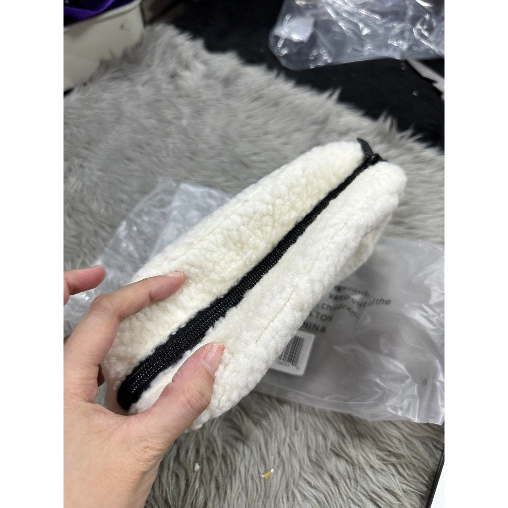 ORIG & IMPORTED KS Sherpa Pouch WHITE