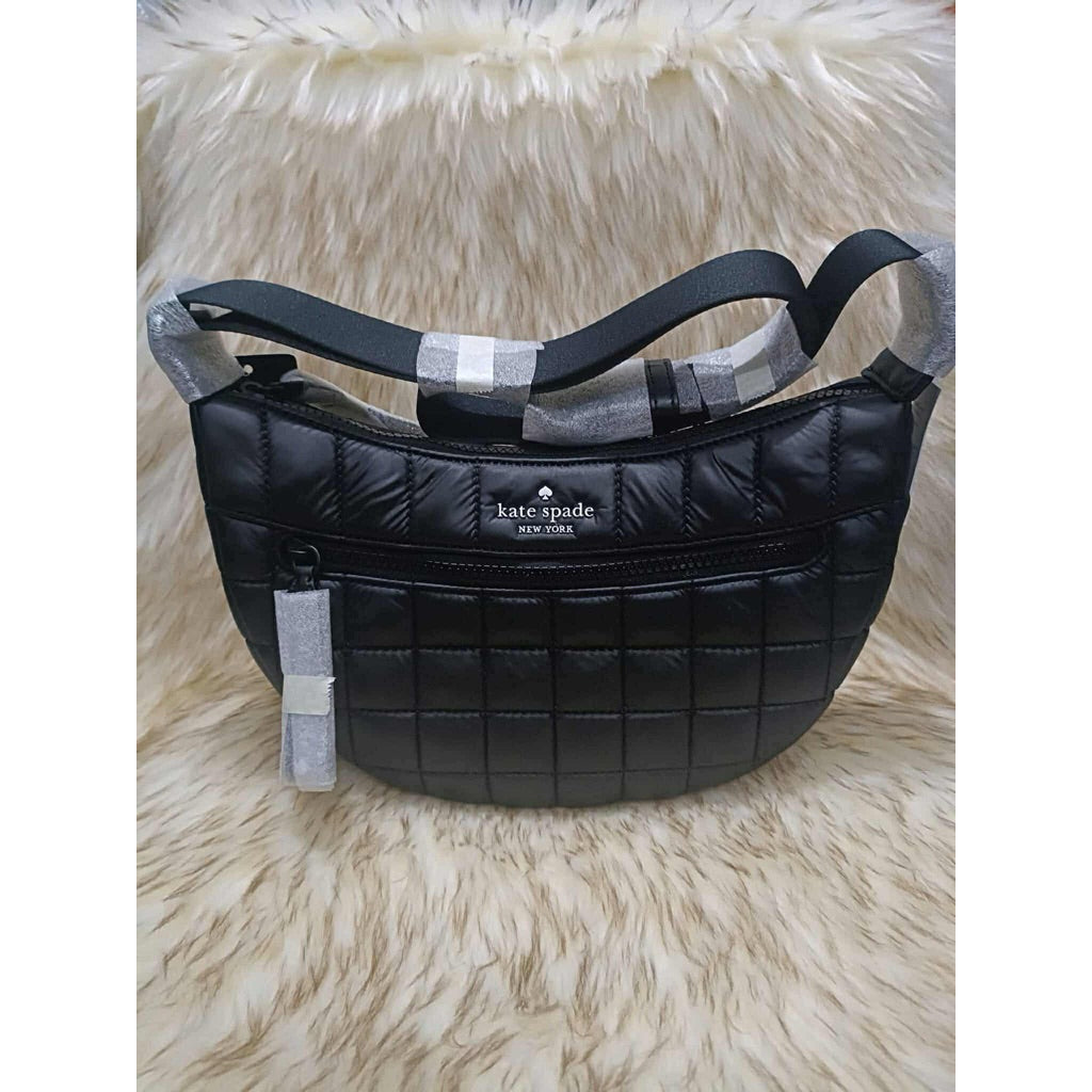 ORIG & IMPORTED KS Camden Quilted Sling Black Green Bag Red Maroon