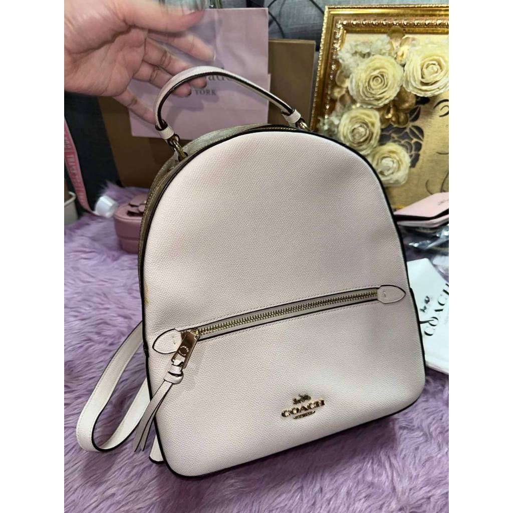 ORIG Preloved CCH Jordyn Leather Backpack White Bag