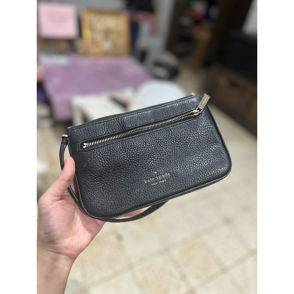 SALE! ❤️ KS Leila Pebbled Nolita Leather Kilikili Bag Convertible Wristlet