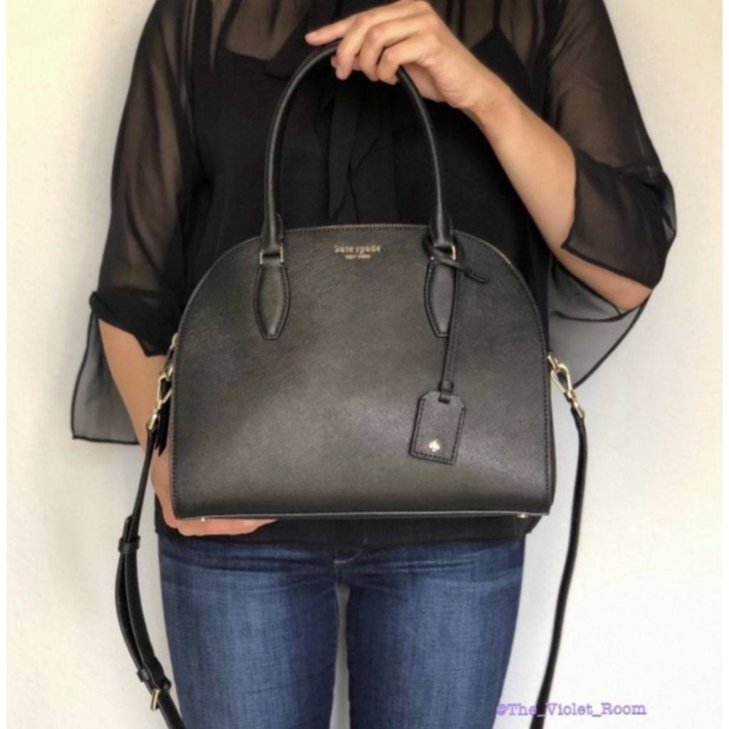 ORIG Preloved KS Reiley Medium Dome Satchel Black Bag