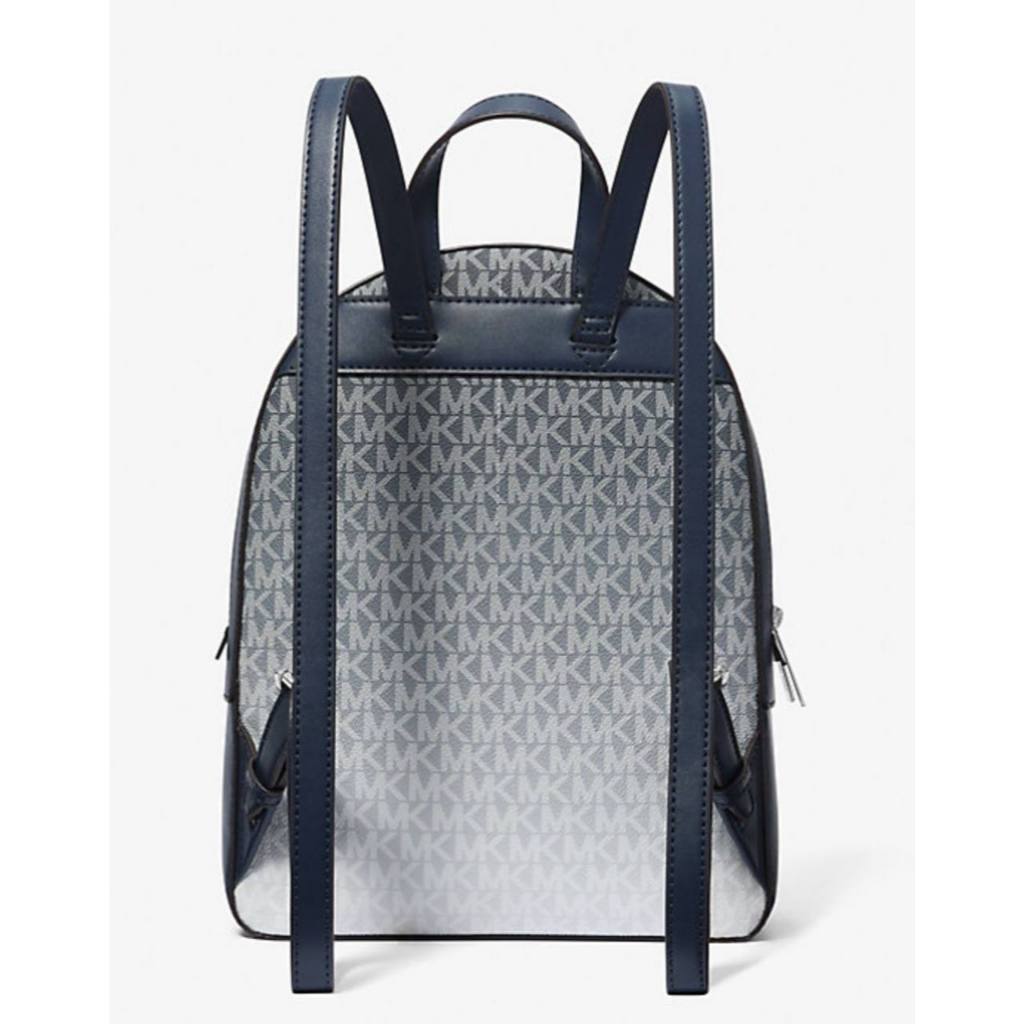 ORIG & IMPORTED MK Jaycee Medium Ombré Signature Logo Backpack Navy Bag