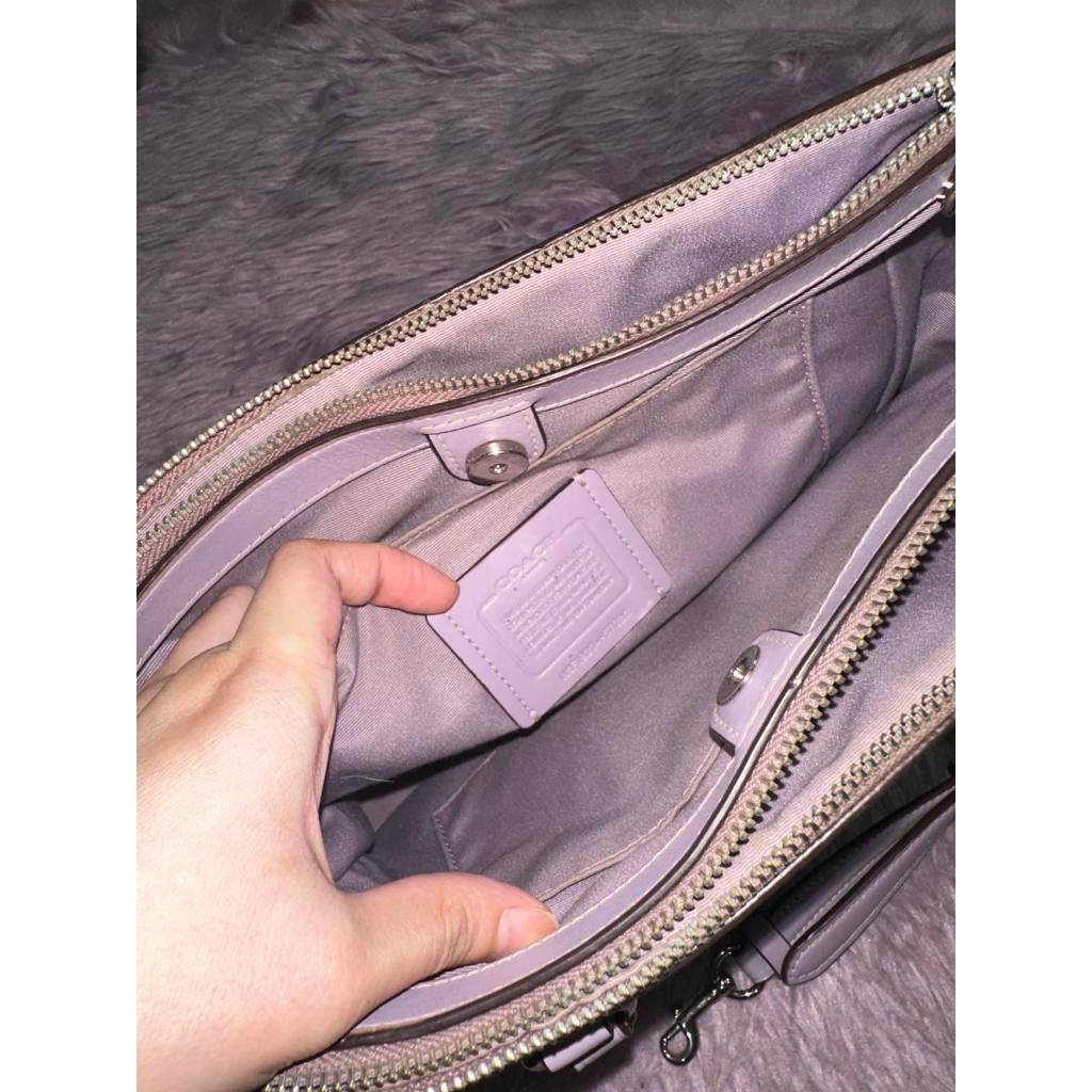ORIG Preloved CCH Mini Surrey Carryall Khaki/Purple Bag