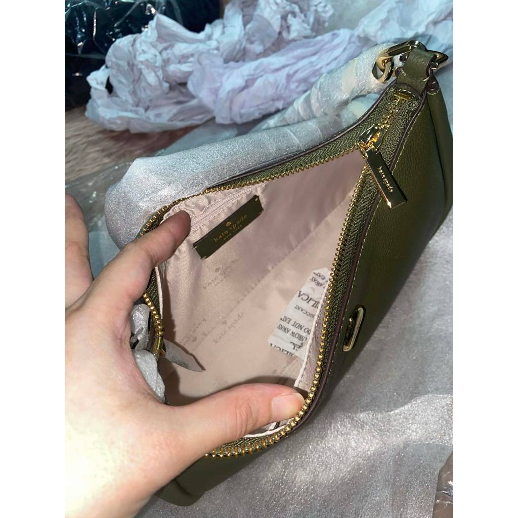 ORIG & IMPORTED KS Kayla Small Convertible Shoulder Green Bag