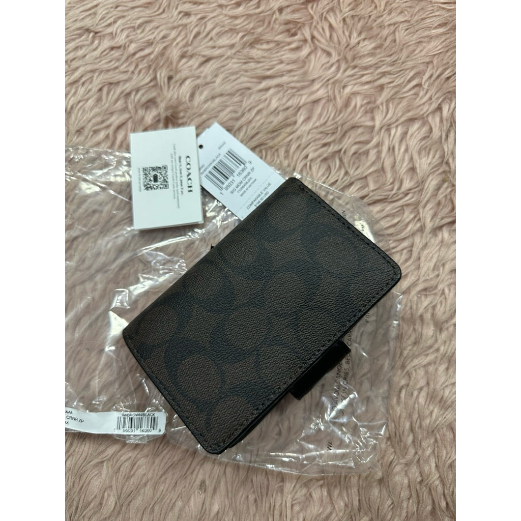 ORIG & IMPORTED CCH MEDIUM CORNER ZIP BIFOLD WALLET