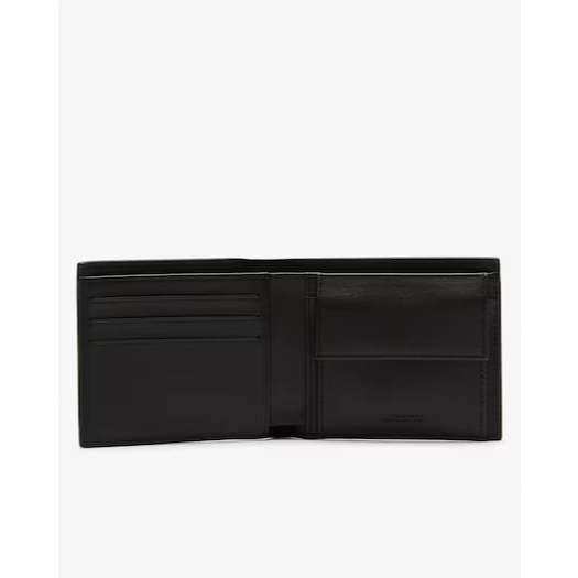 ORIG & IMPORTED NEW LCT Medium FG Leather Billfold Men Coin Black Wallet NH1112FG