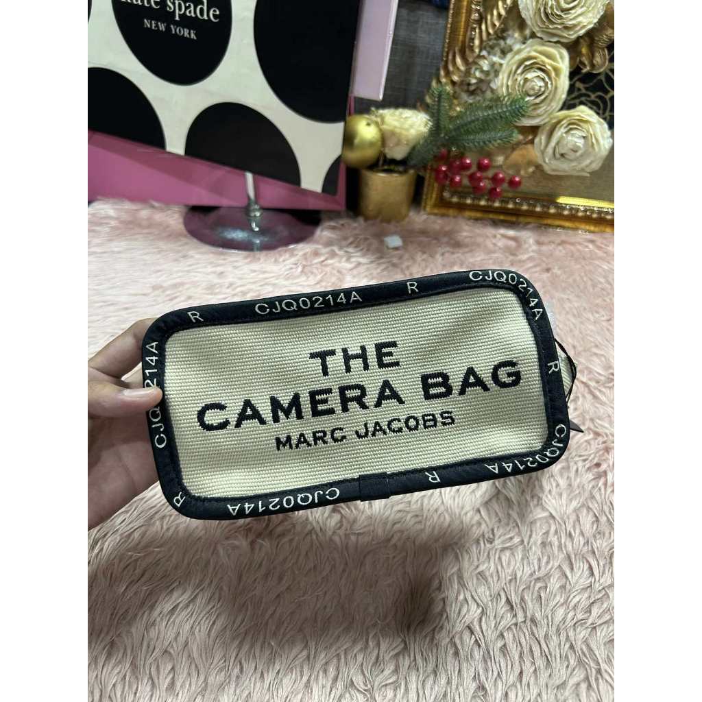 ORIG & IMPORTED MJ The Jacquard Camera Bag in Warm Sand Beige