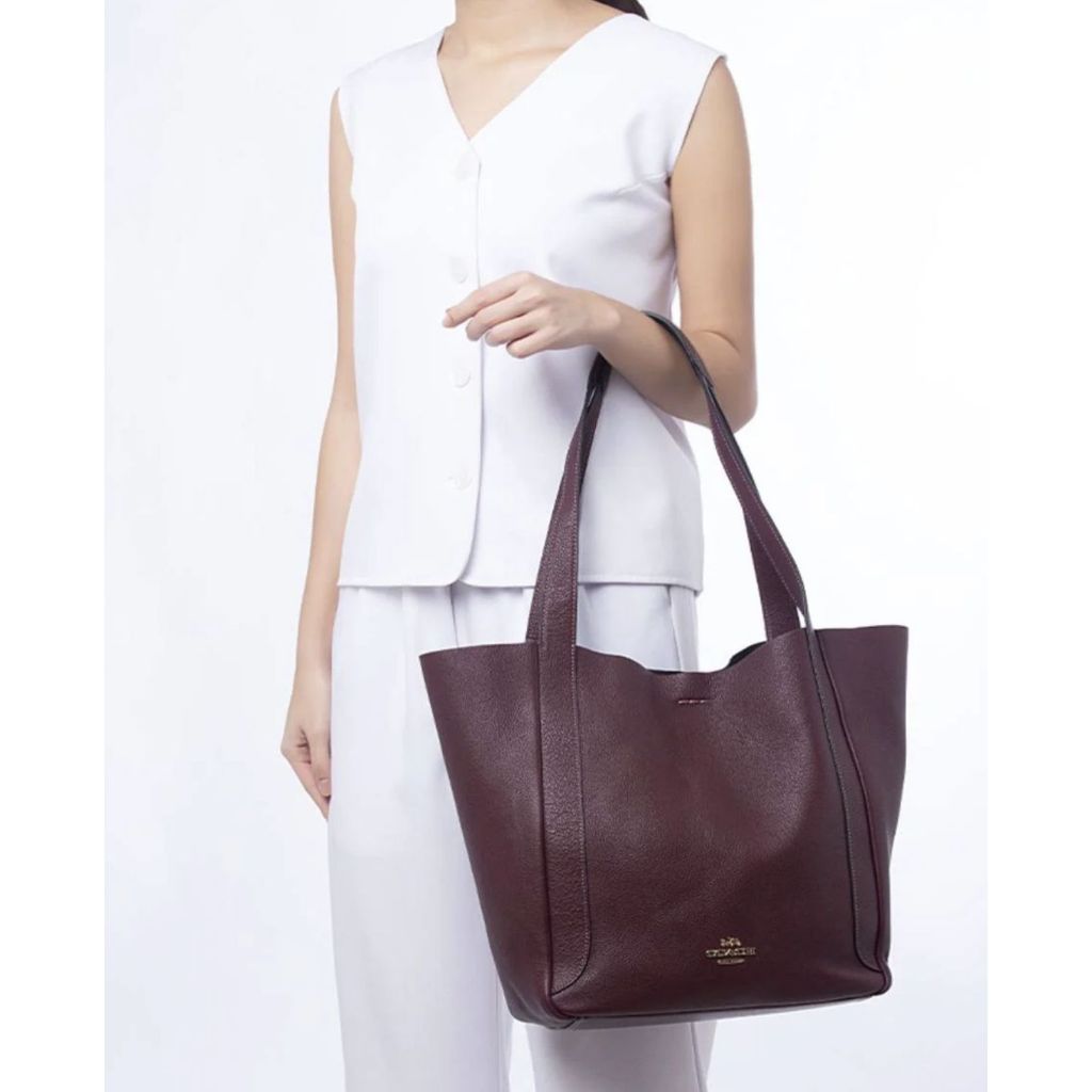 ORIG Preloved CCH Large Hadley Tote Bag Merlot Maroon Red
