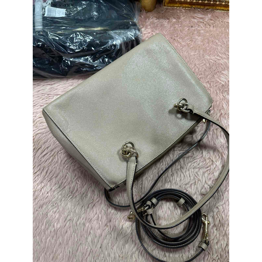 ORIG Preloved CCH Etta Carryall Tote Shoulder Large Taupe Bag