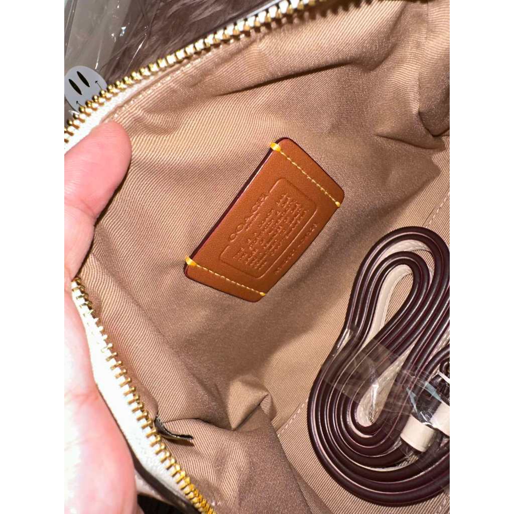 ORIG & IMPORTED CCH Mini Rowan Crossbody Small White Bag In Signature Canvas
